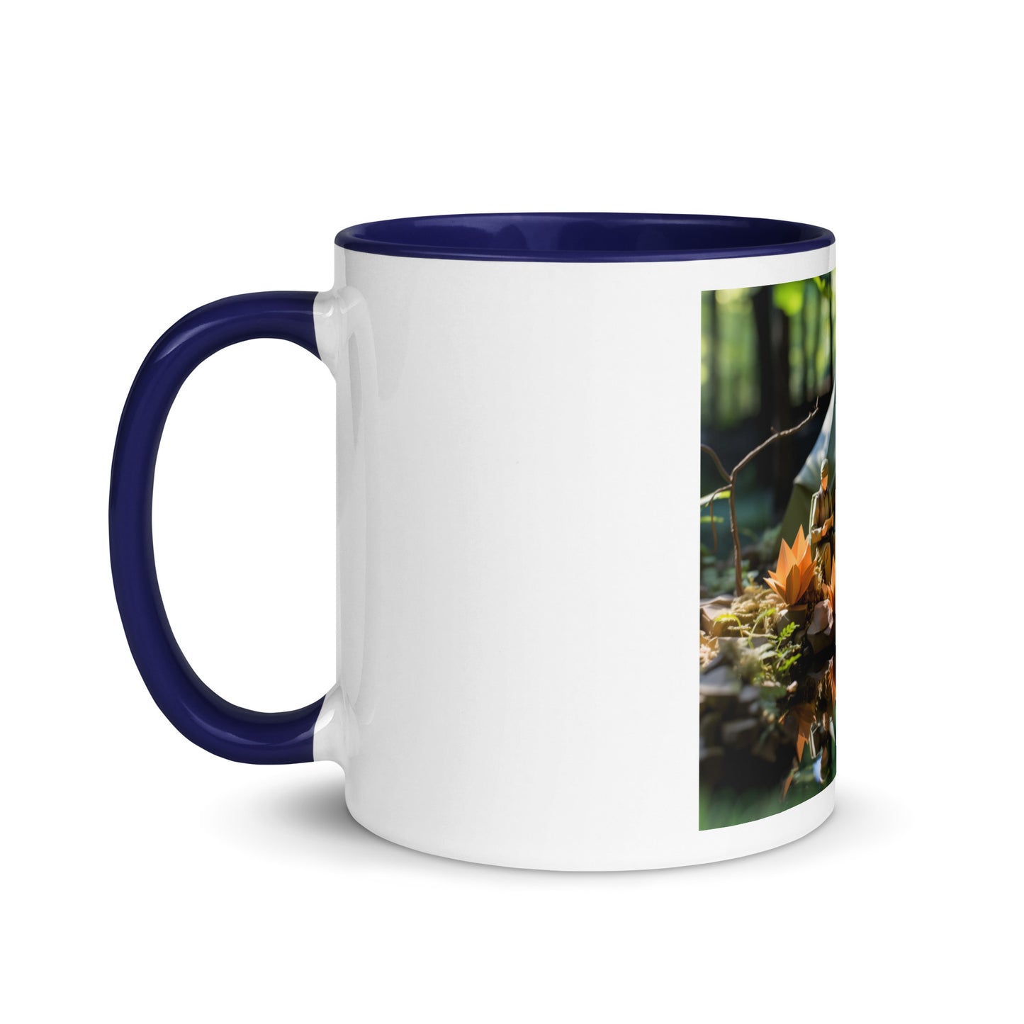 Relaxing By The Brook Series Print #7 - Mug with Color Inside