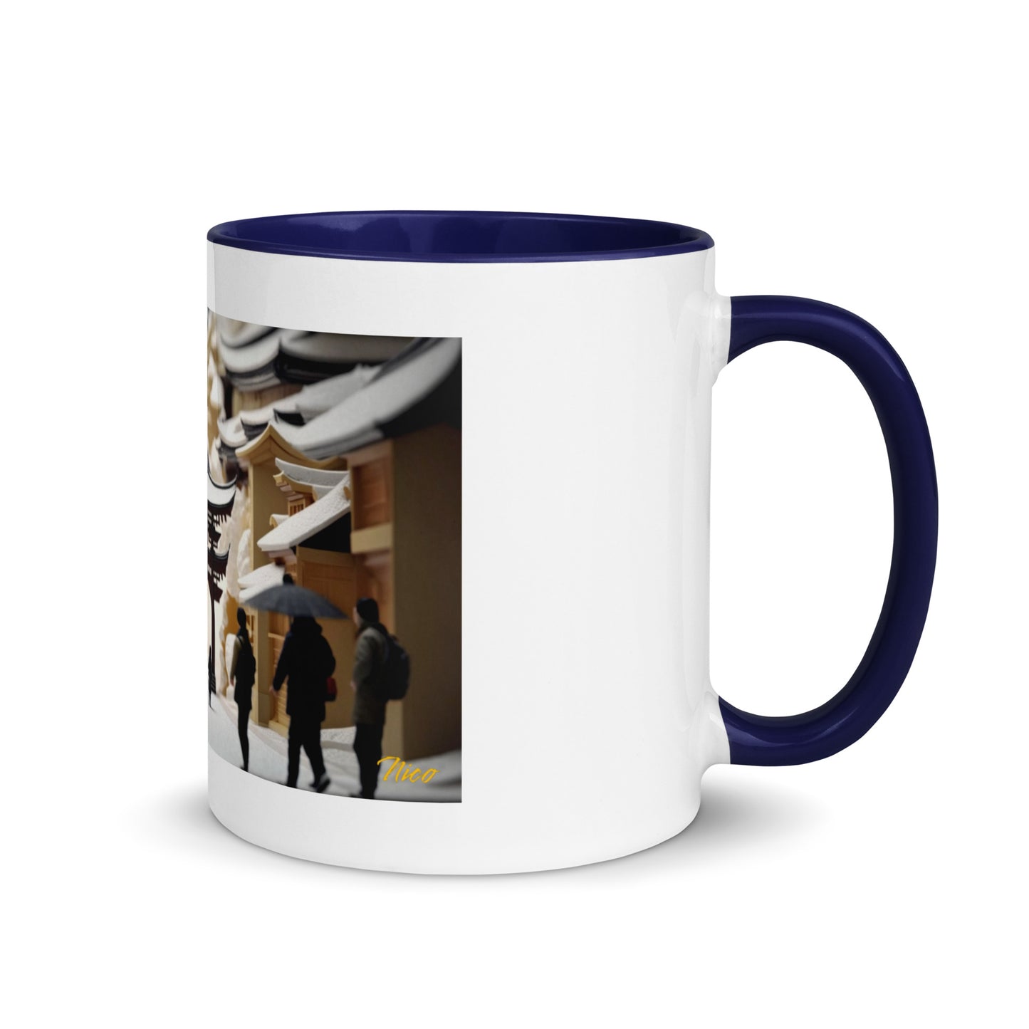 I Wish It Would Snow Series Print #8 - Mug with Color Inside