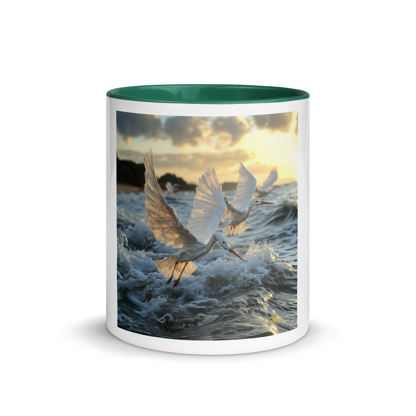By The Seaside Series Print #10 - Mug with Color Inside