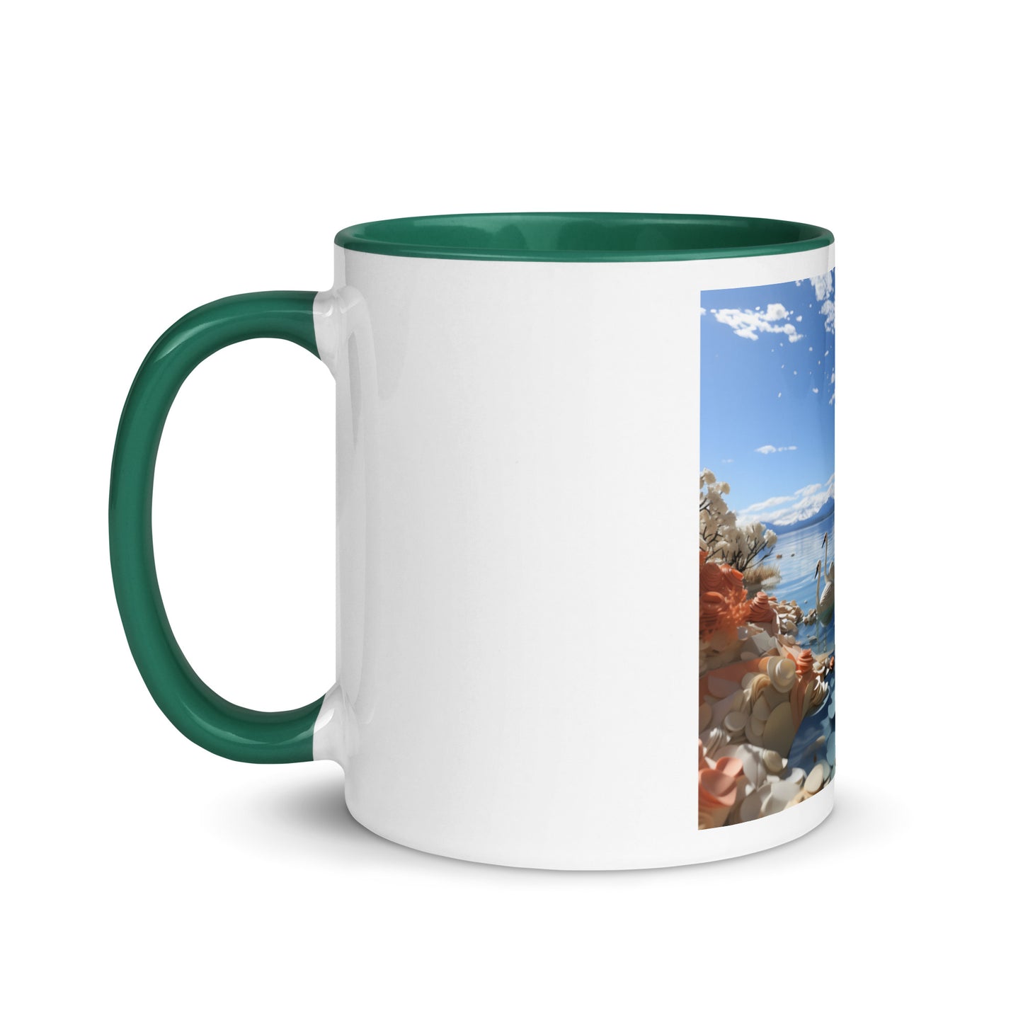 Atop The Mountain Lakeshore Series Print #1 - Mug with Color Inside