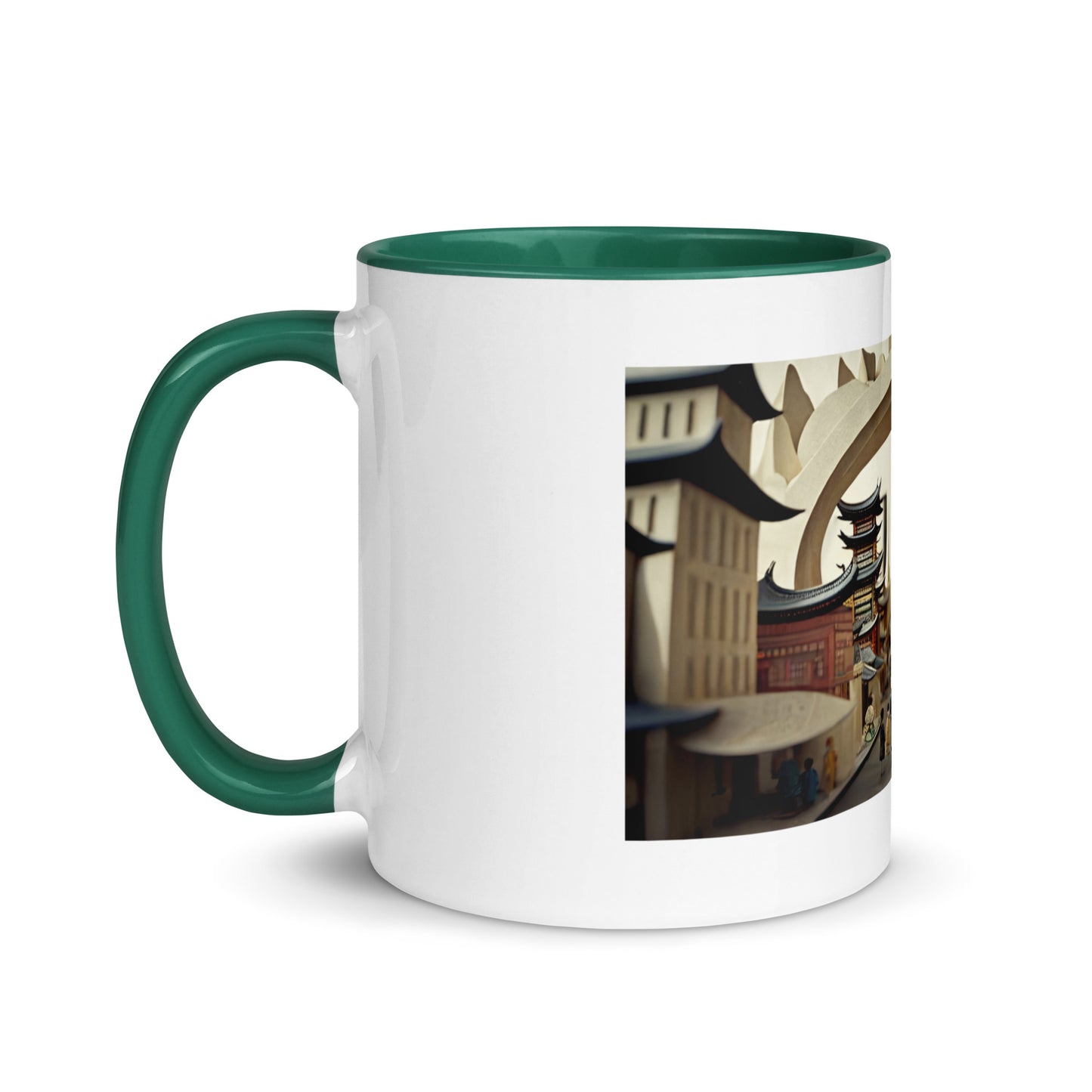 Via The Metropolis Series Print #3 - Mug with Color Inside