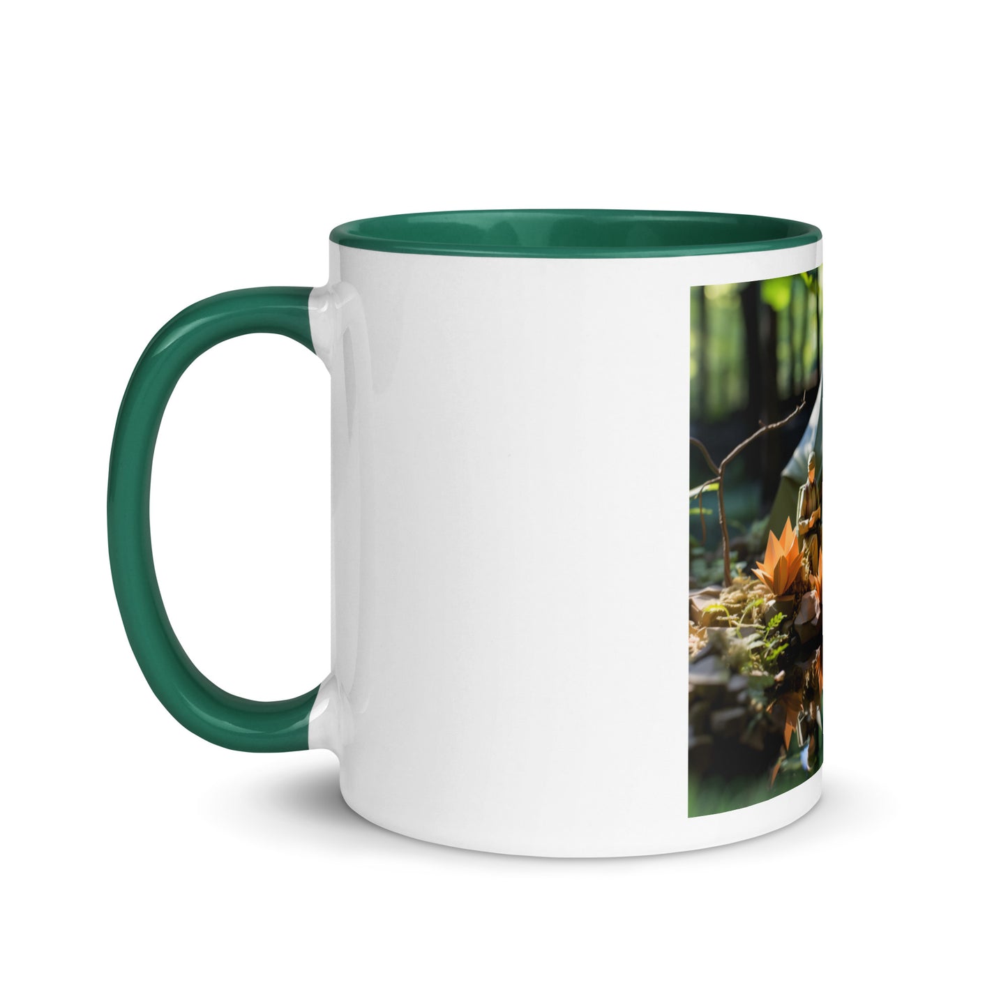 Relaxing By The Brook Series Print #7 - Mug with Color Inside