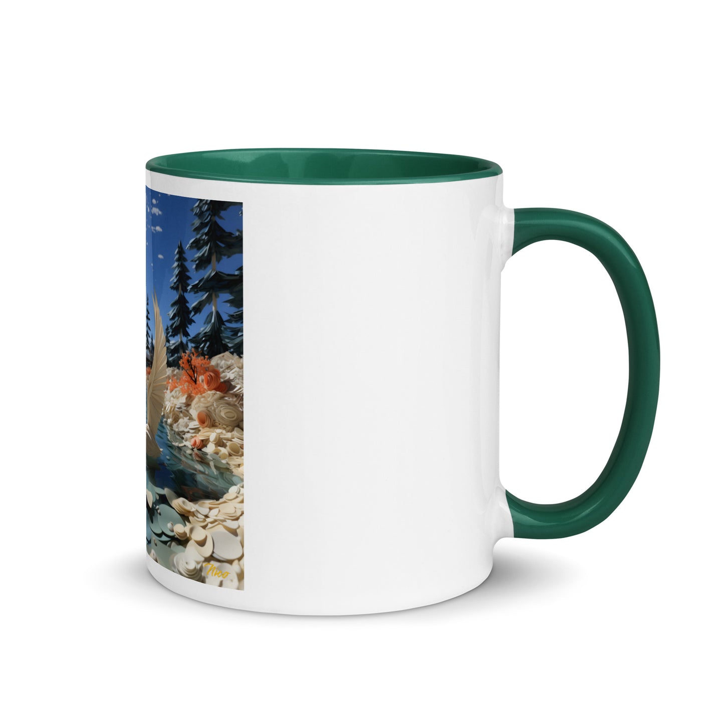 Atop The Mountain Lakeshore Series Print #1 - Mug with Color Inside