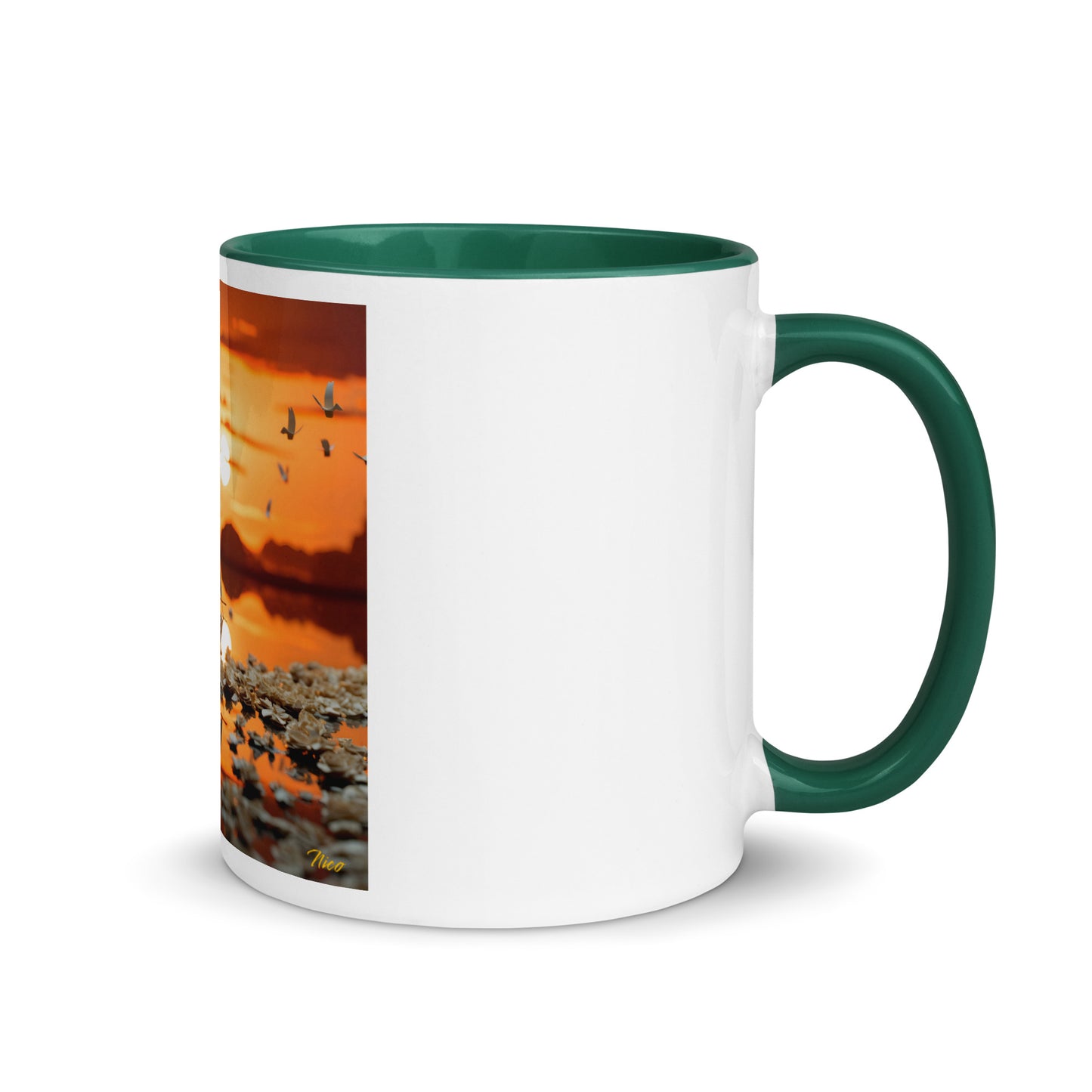 Into The Sunset Series Print #9 - Mug with Color Inside