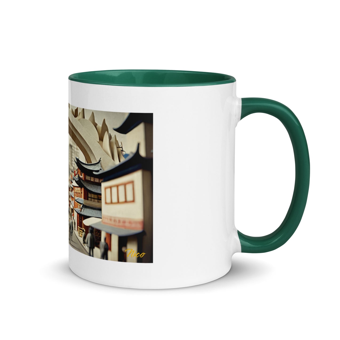 Via The Metropolis Series Print #3 - Mug with Color Inside
