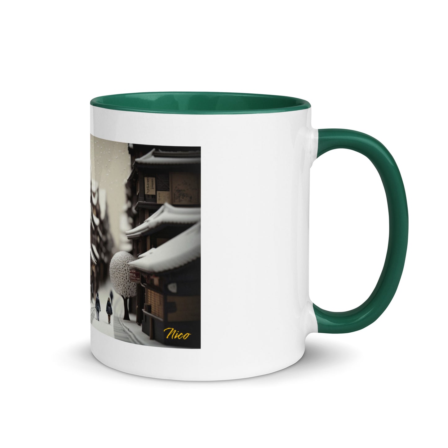 I Wish It Would Snow Series Print #7 - Mug with Color Inside