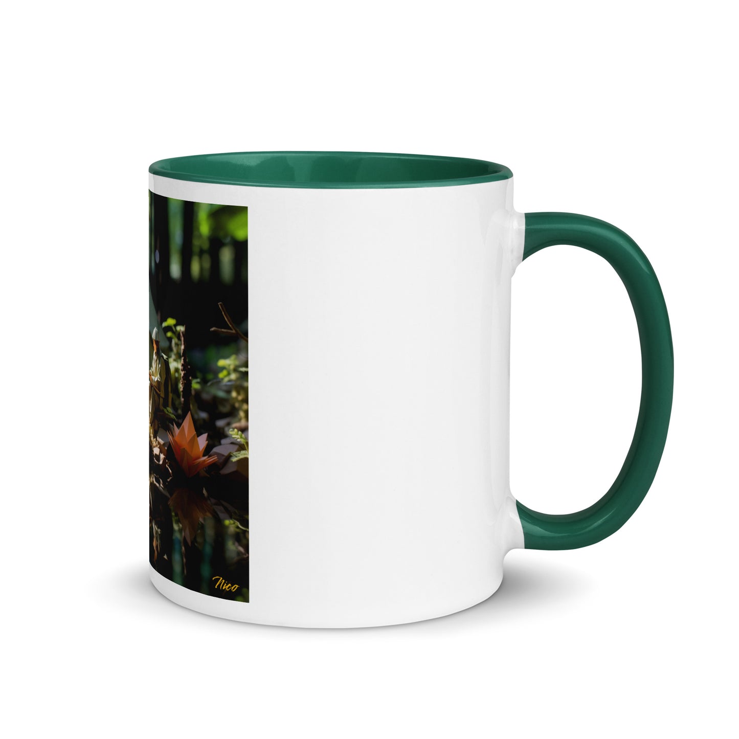 Relaxing By The Brook Series Print #7 - Mug with Color Inside