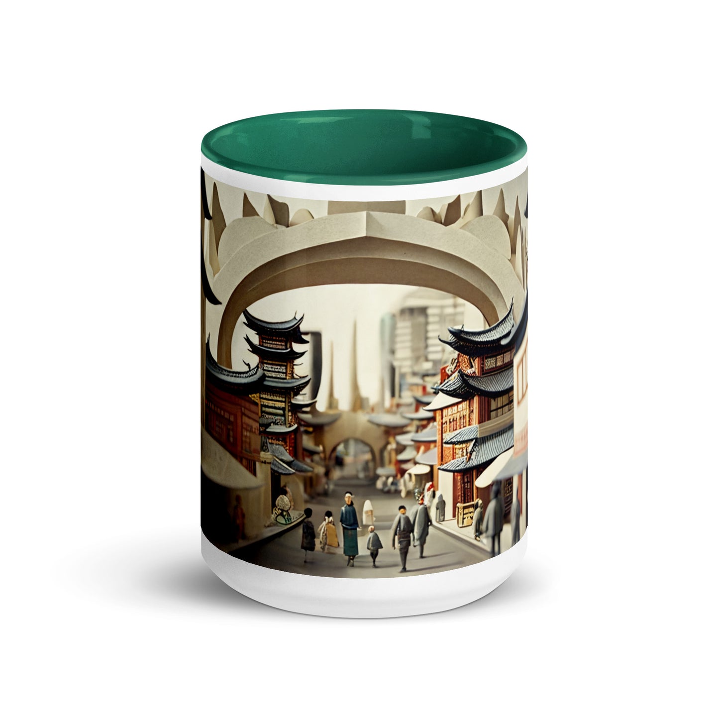 Via The Metropolis Series Print #3 - Mug with Color Inside