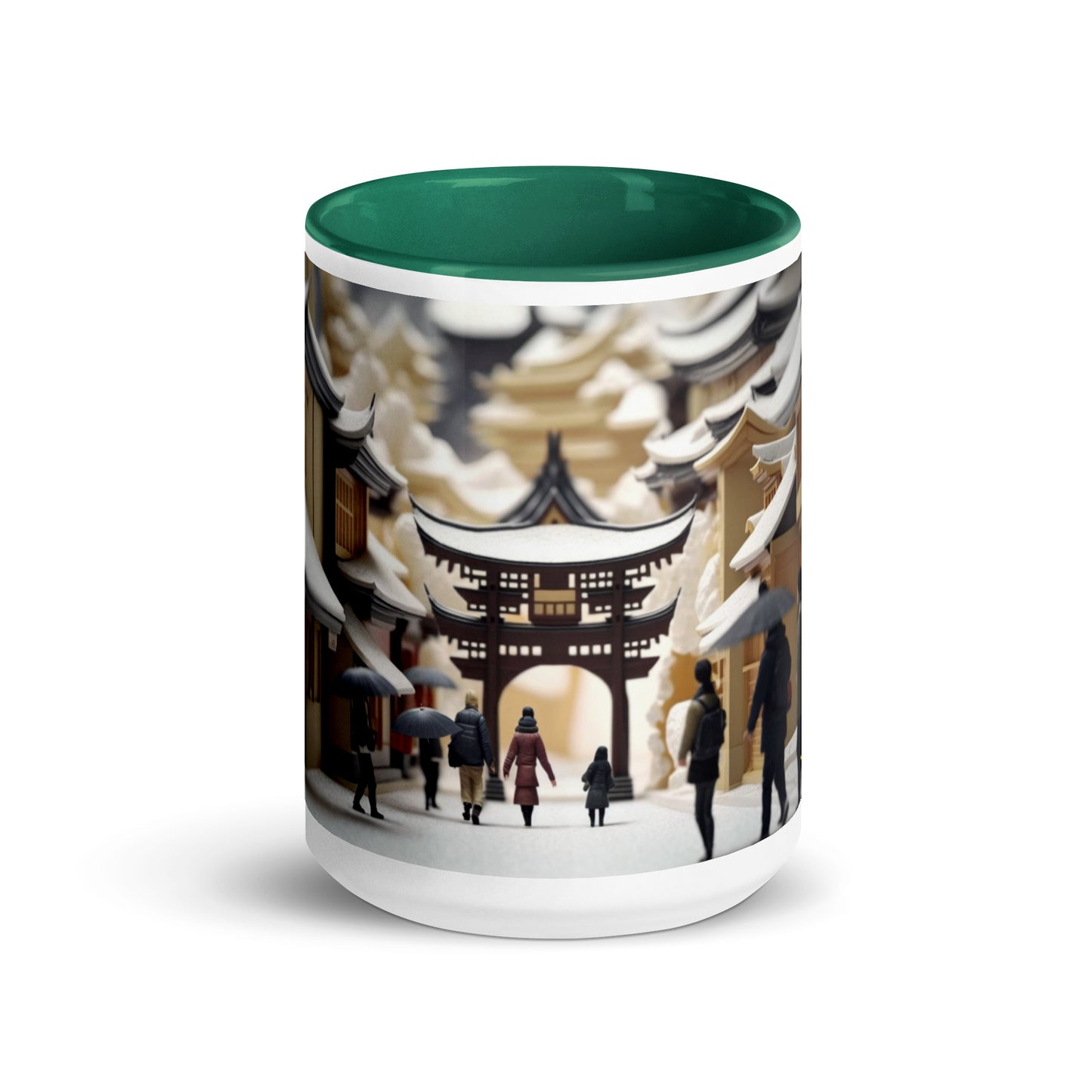 I Wish It Would Snow Series Print #8 - Mug with Color Inside