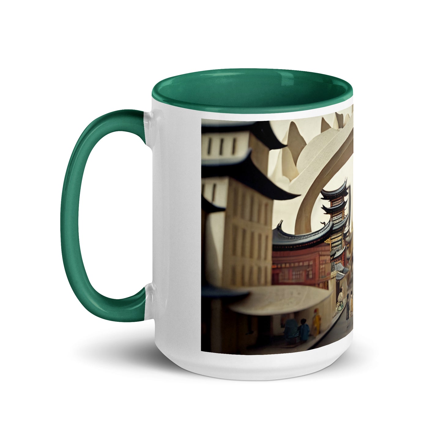 Via The Metropolis Series Print #3 - Mug with Color Inside