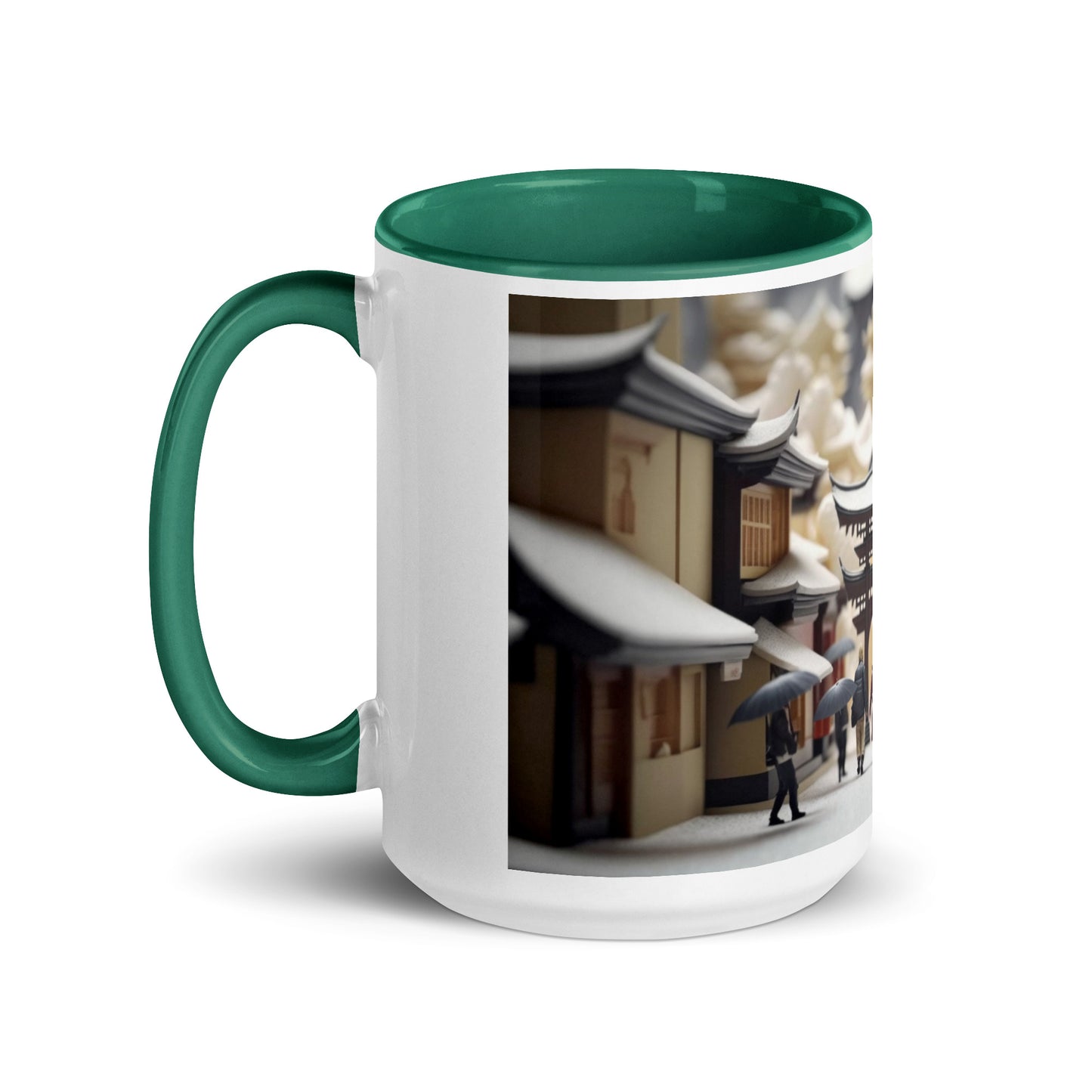 I Wish It Would Snow Series Print #8 - Mug with Color Inside
