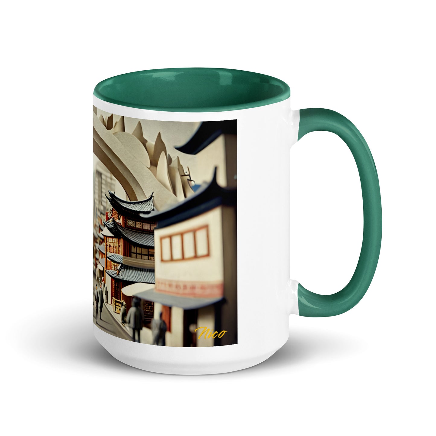 Via The Metropolis Series Print #3 - Mug with Color Inside