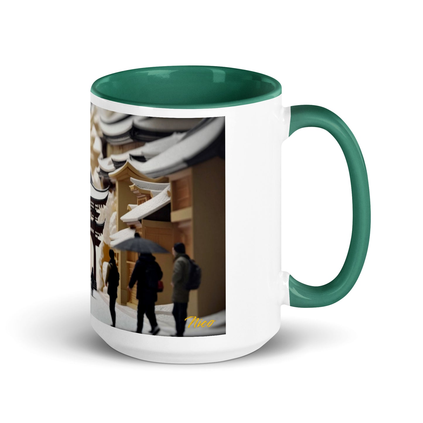 I Wish It Would Snow Series Print #8 - Mug with Color Inside