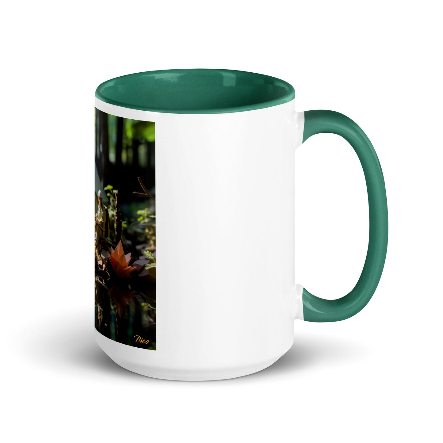 Relaxing By The Brook Series Print #7 - Mug with Color Inside