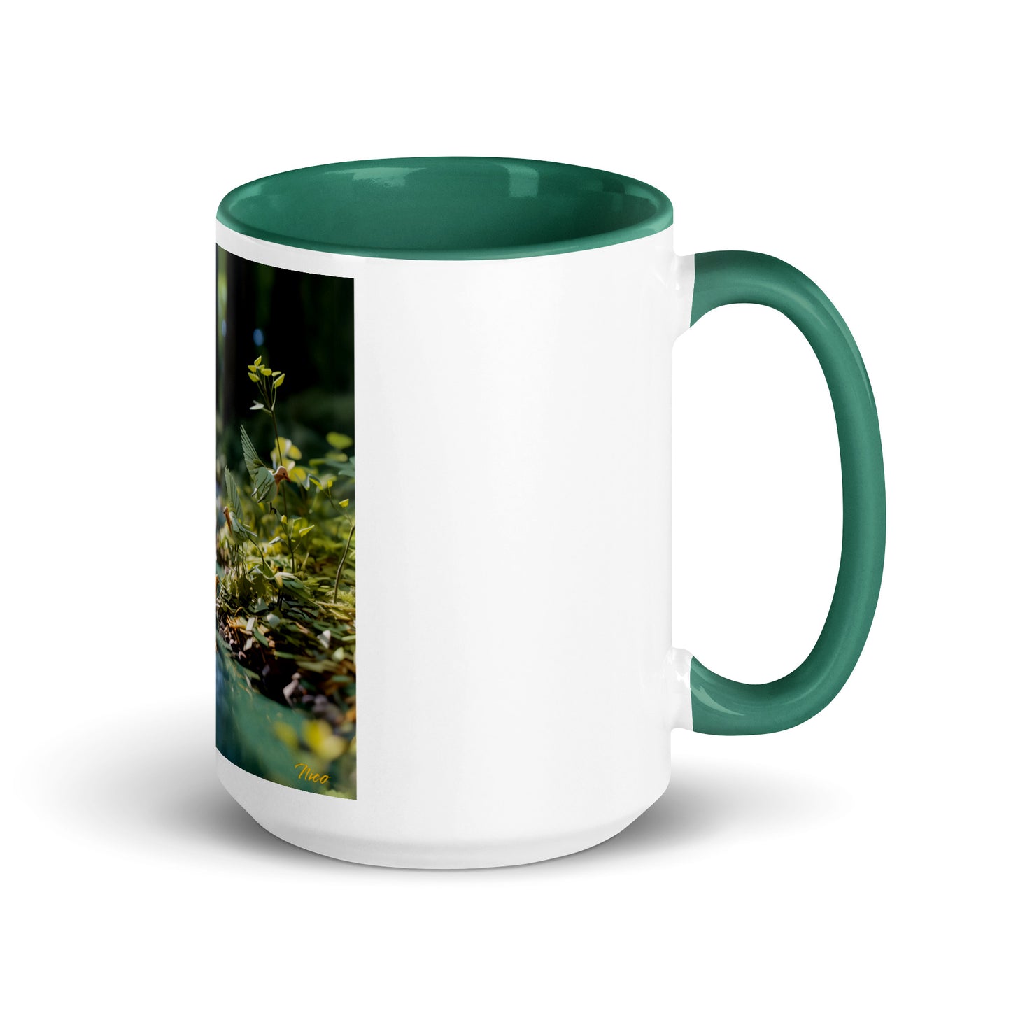 Relaxing By The Brook Series Print #8 - Mug with Color Inside