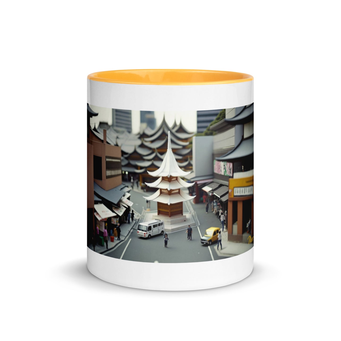 Via The Metropolis Series Print #10 - Mug with Color Inside