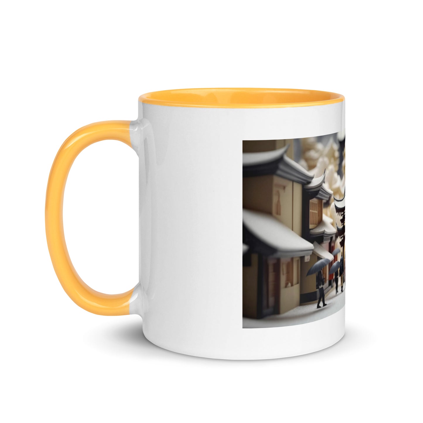 I Wish It Would Snow Series Print #8 - Mug with Color Inside