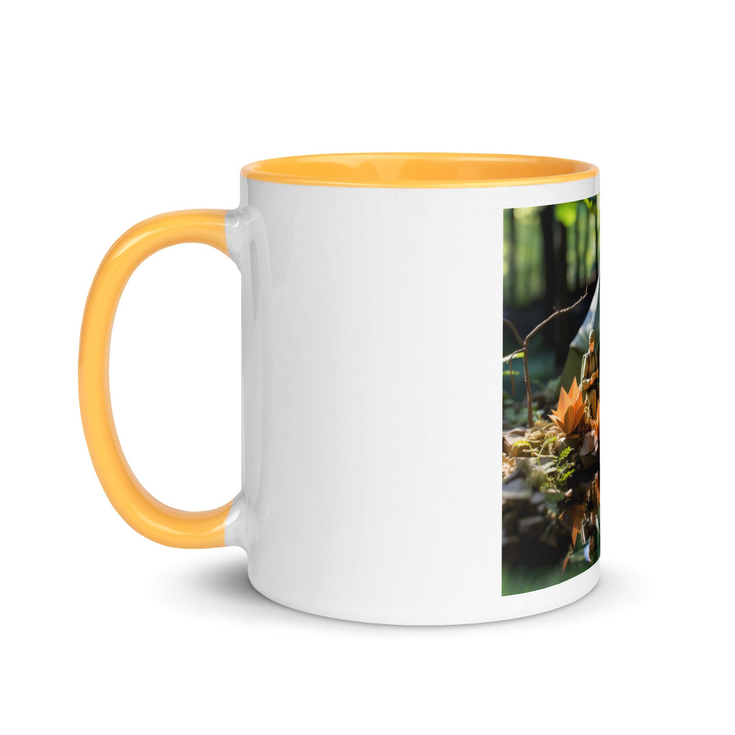 Relaxing By The Brook Series Print #7 - Mug with Color Inside