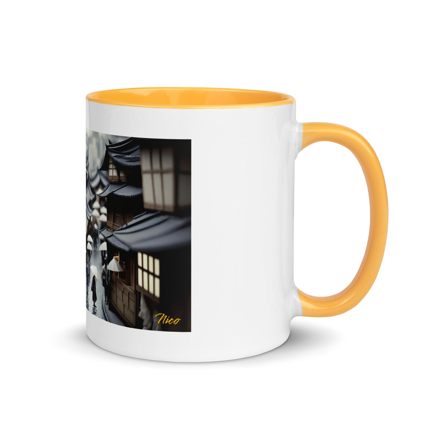 Rainy Days And Mondays Series Print #2 - Mug with Color Inside