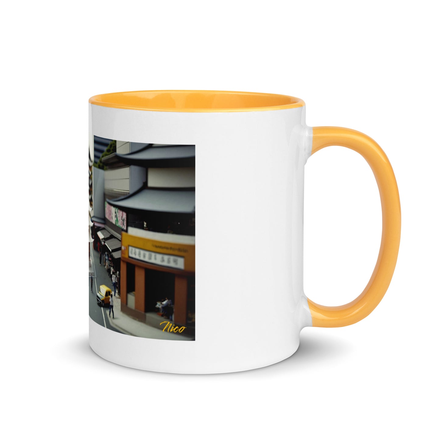 Via The Metropolis Series Print #10 - Mug with Color Inside