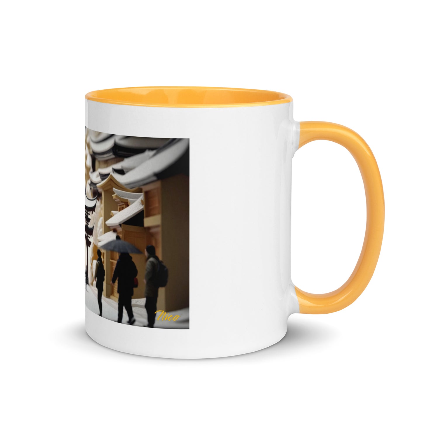 I Wish It Would Snow Series Print #8 - Mug with Color Inside