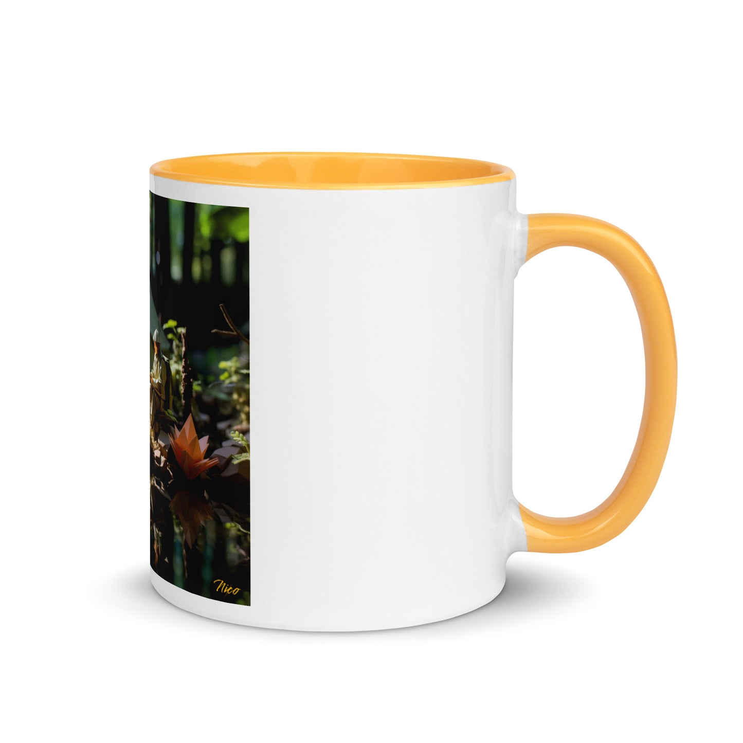 Relaxing By The Brook Series Print #7 - Mug with Color Inside