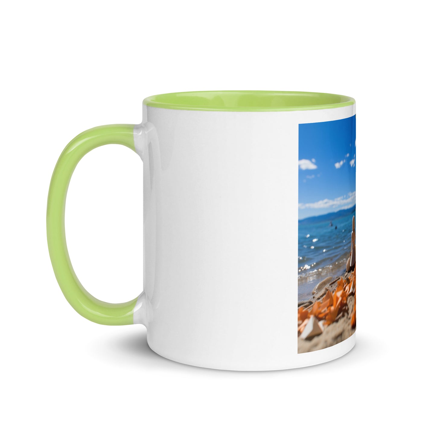 Atop The Mountain Lakeshore Series Print #5 - Mug with Color Inside