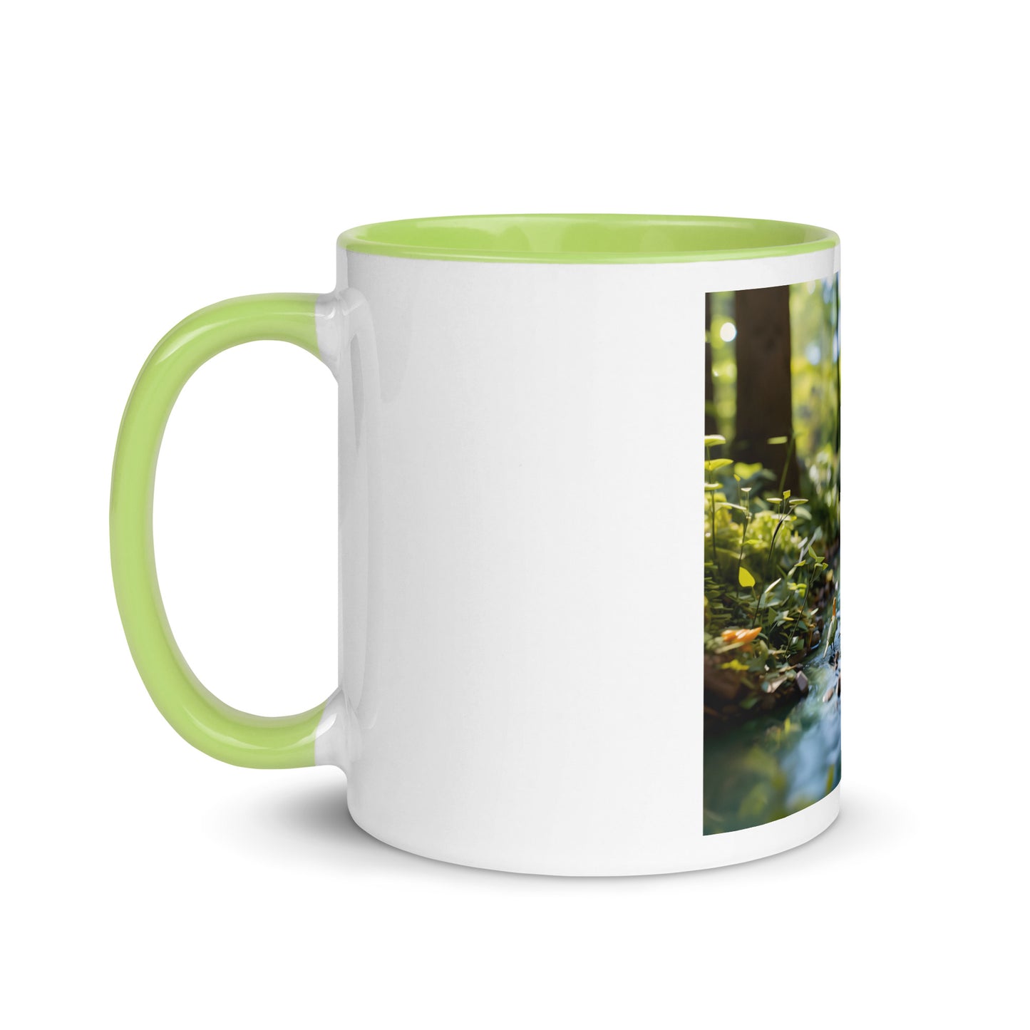 Relaxing By The Brook Series Print #8 - Mug with Color Inside