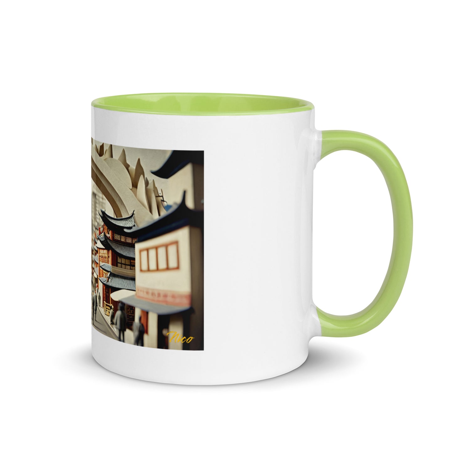 Via The Metropolis Series Print #3 - Mug with Color Inside