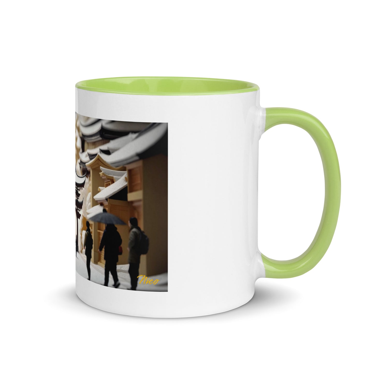I Wish It Would Snow Series Print #8 - Mug with Color Inside