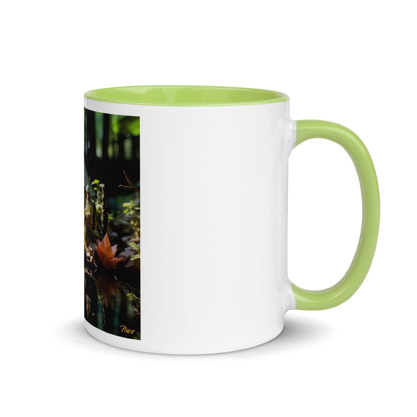 Relaxing By The Brook Series Print #7 - Mug with Color Inside