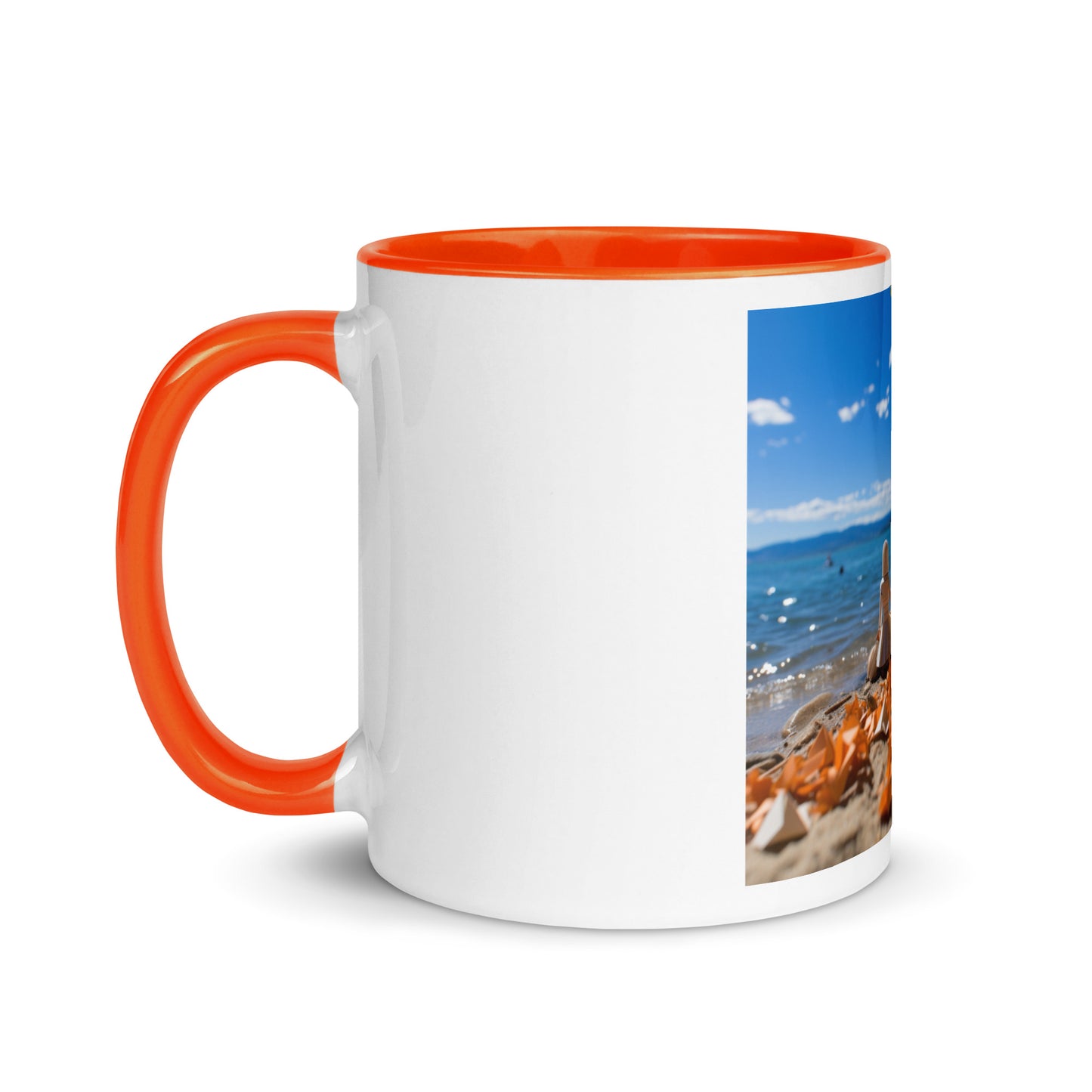 Atop The Mountain Lakeshore Series Print #5 - Mug with Color Inside