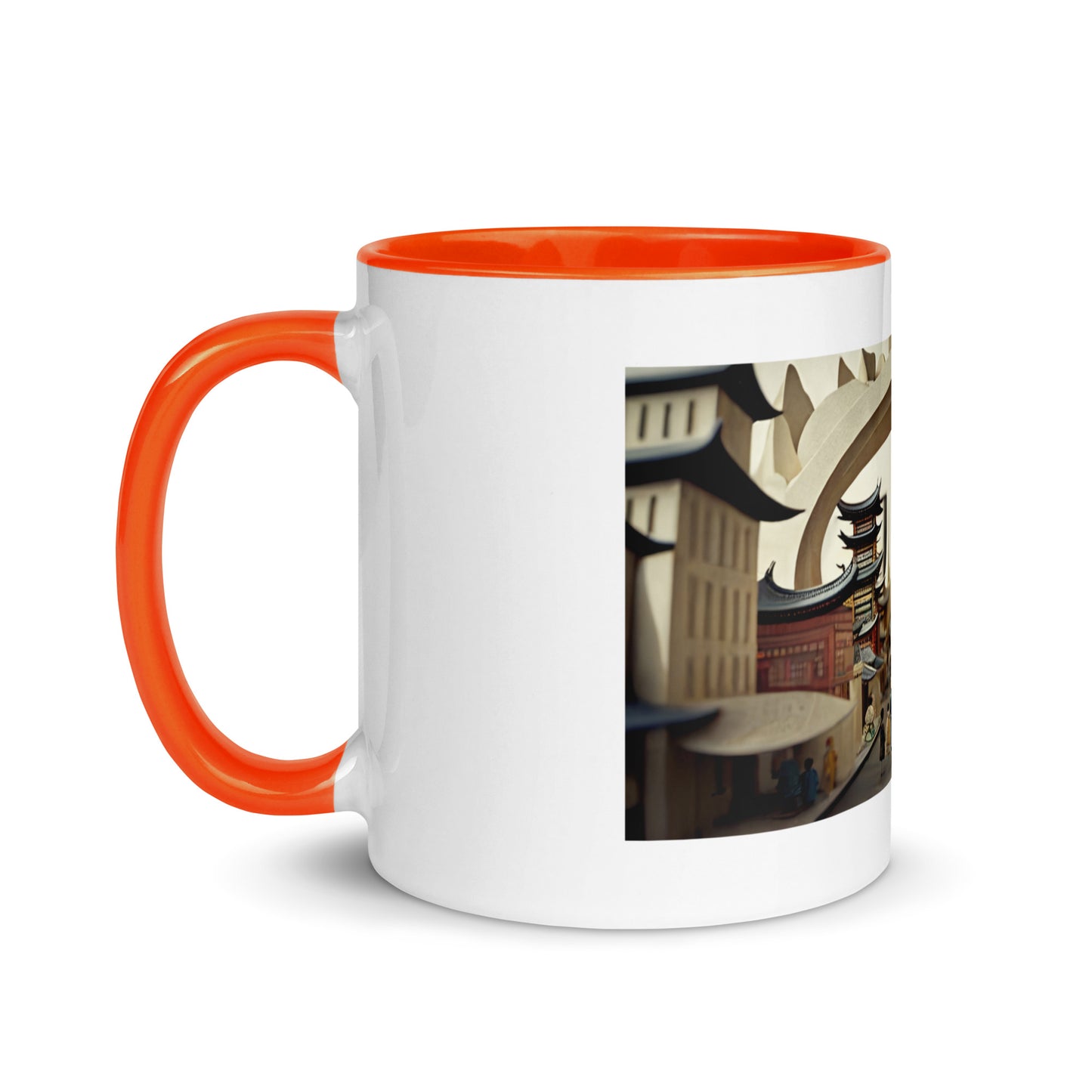 Via The Metropolis Series Print #3 - Mug with Color Inside