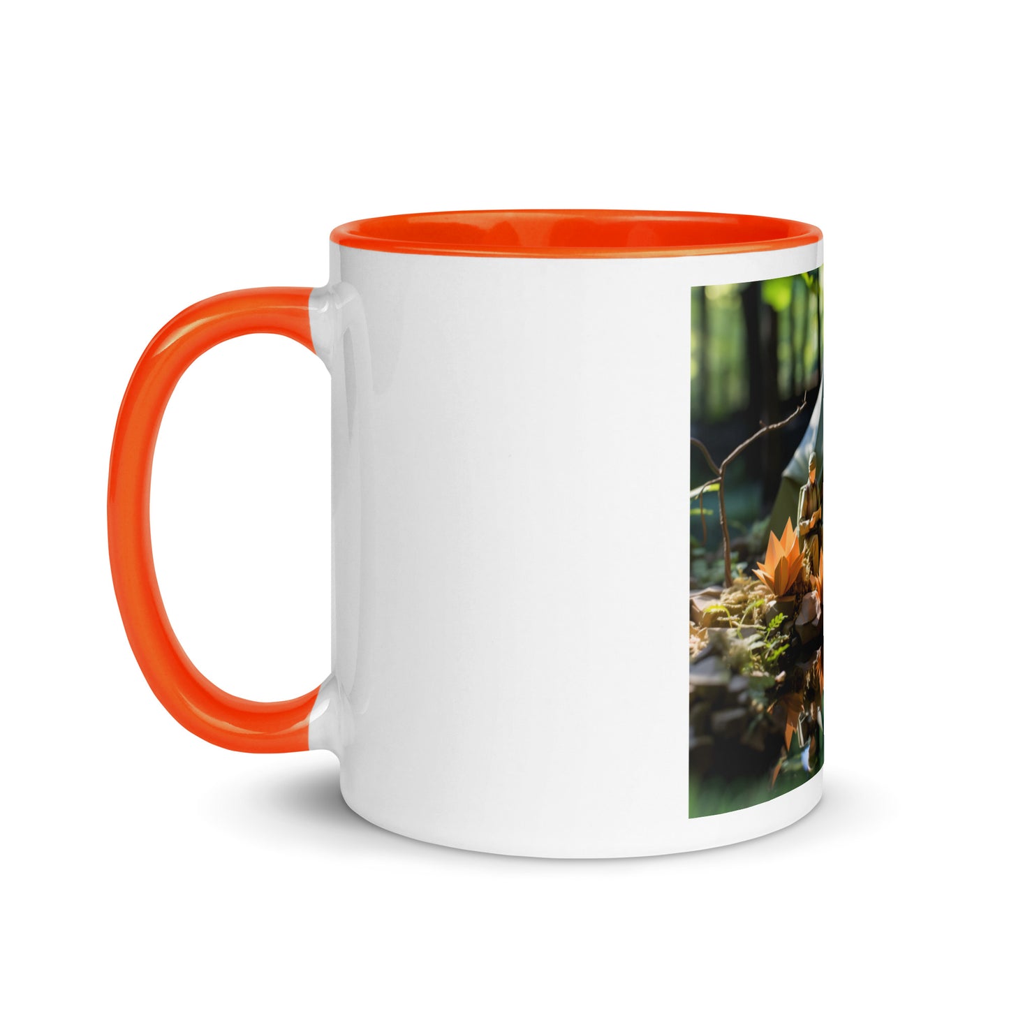 Relaxing By The Brook Series Print #7 - Mug with Color Inside