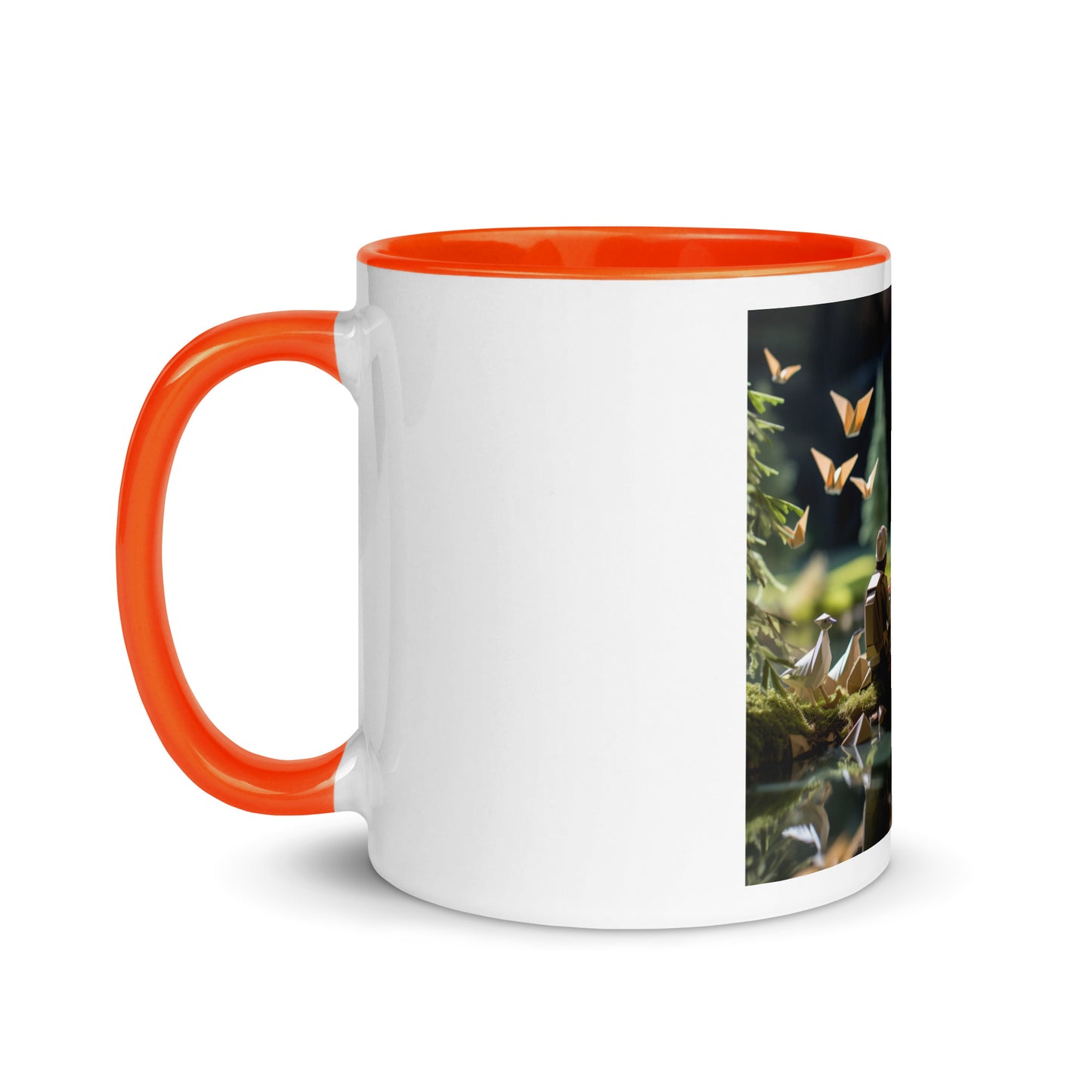 Relaxing By The Brook Series Print #5 - Mug with Color Inside