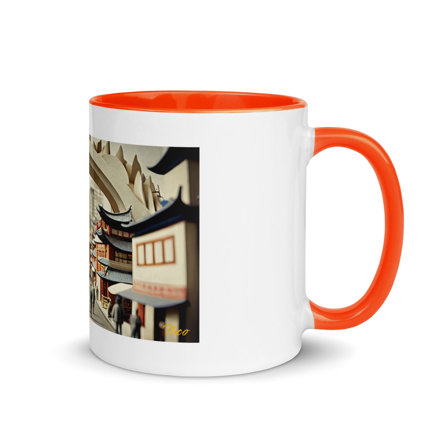 Via The Metropolis Series Print #3 - Mug with Color Inside