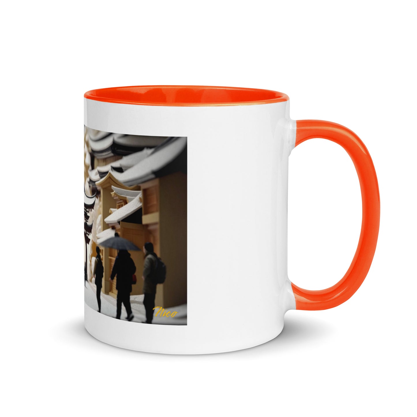 I Wish It Would Snow Series Print #8 - Mug with Color Inside