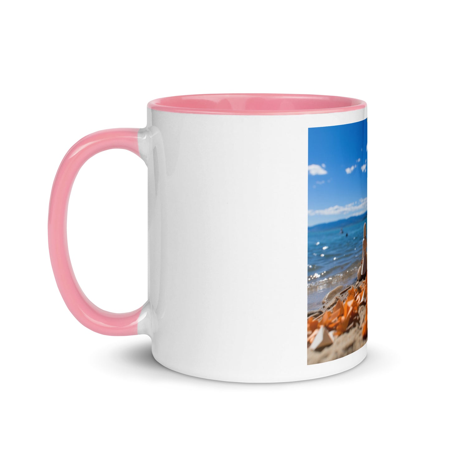 Atop The Mountain Lakeshore Series Print #5 - Mug with Color Inside