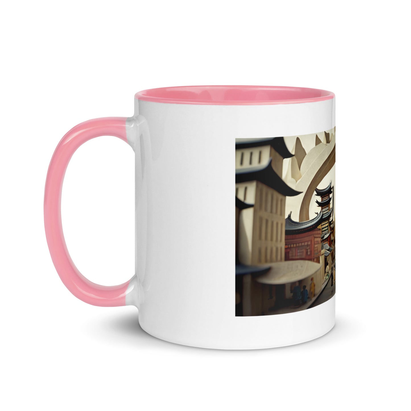 Via The Metropolis Series Print #3 - Mug with Color Inside