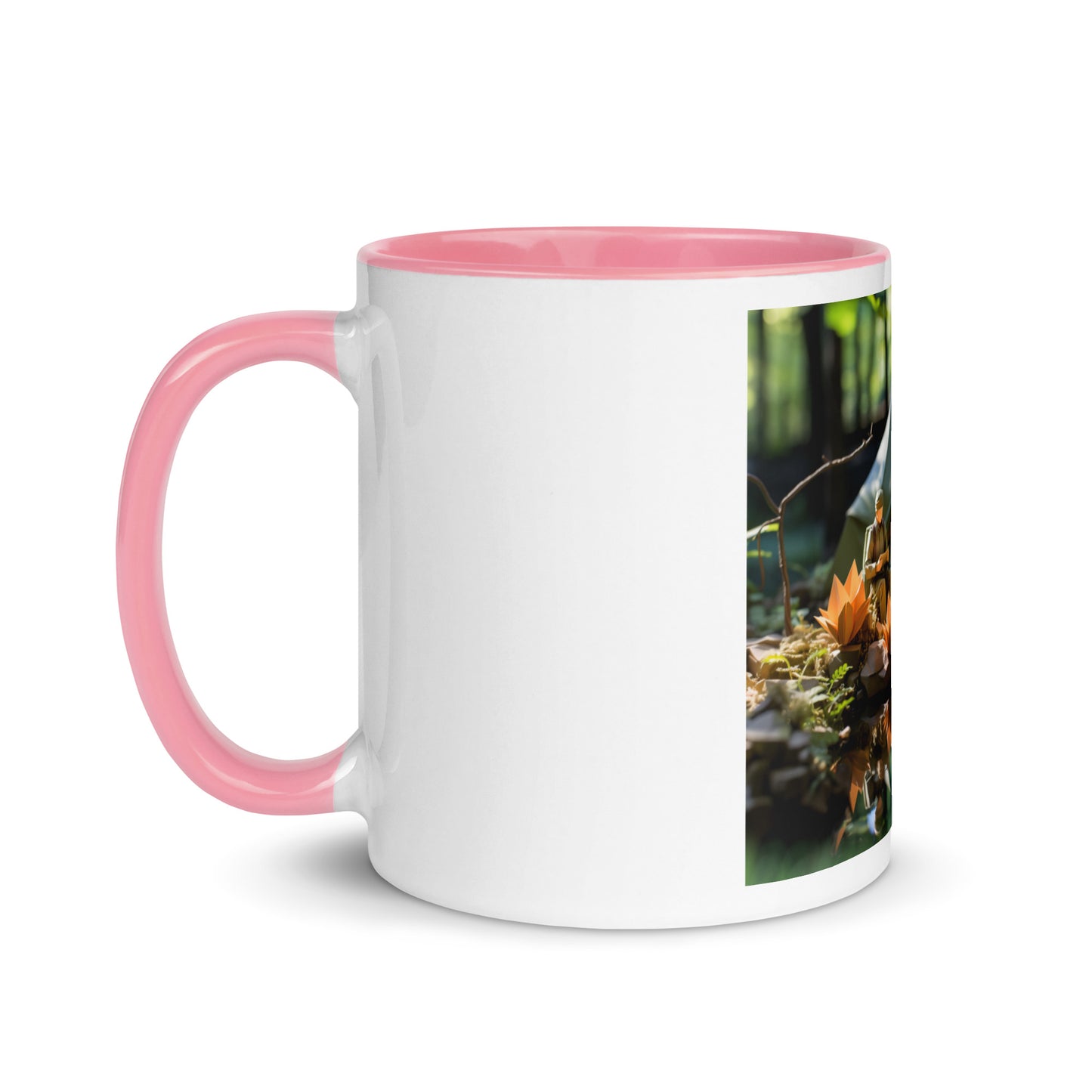 Relaxing By The Brook Series Print #7 - Mug with Color Inside
