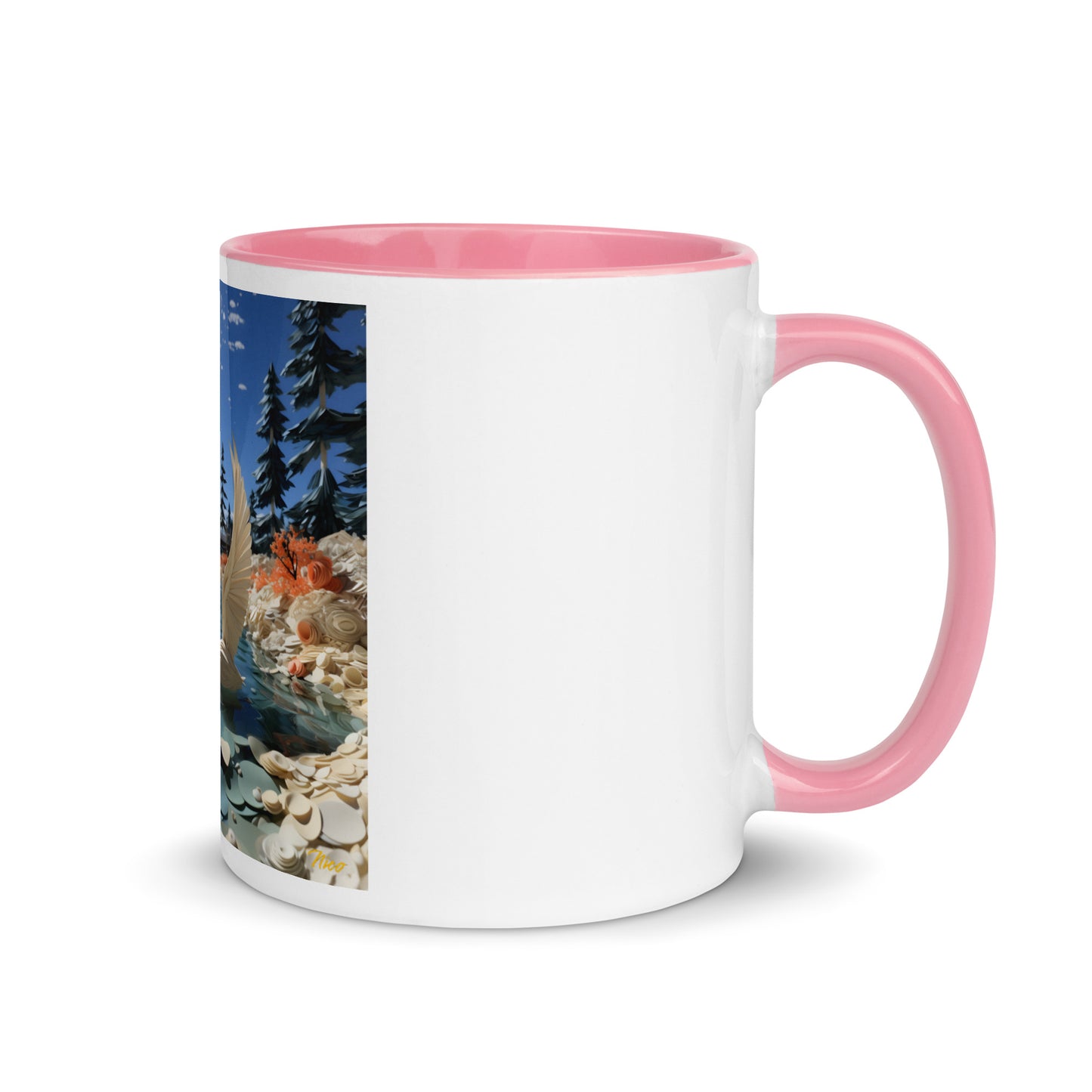 Atop The Mountain Lakeshore Series Print #1 - Mug with Color Inside