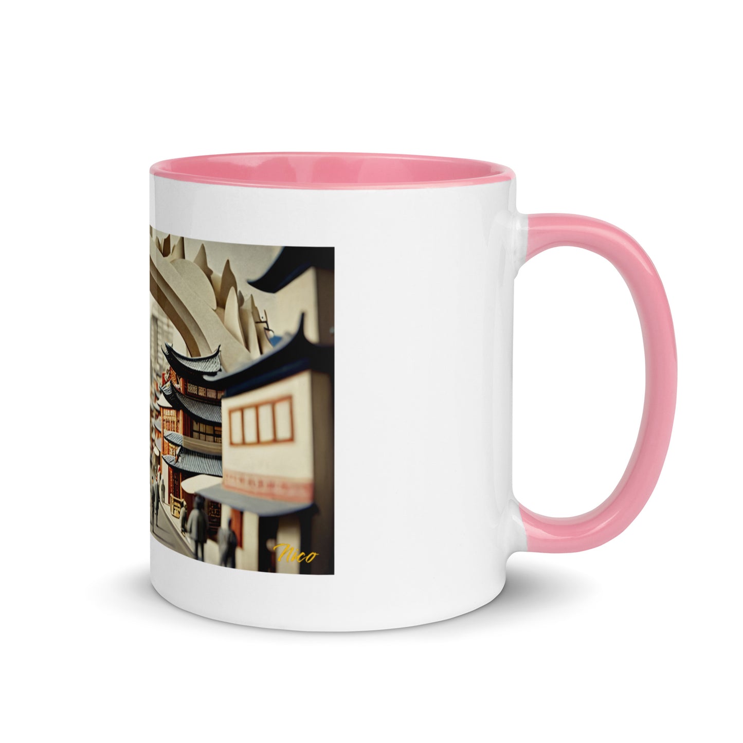 Via The Metropolis Series Print #3 - Mug with Color Inside