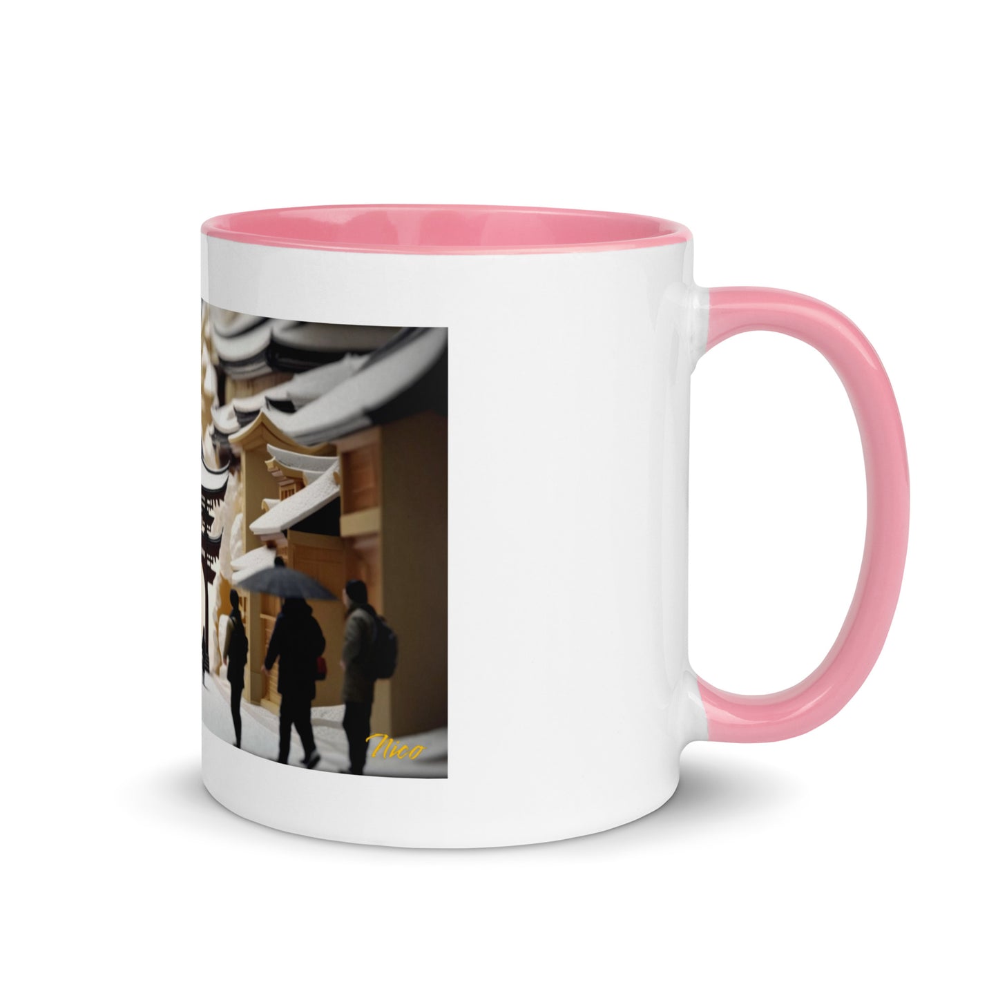 I Wish It Would Snow Series Print #8 - Mug with Color Inside