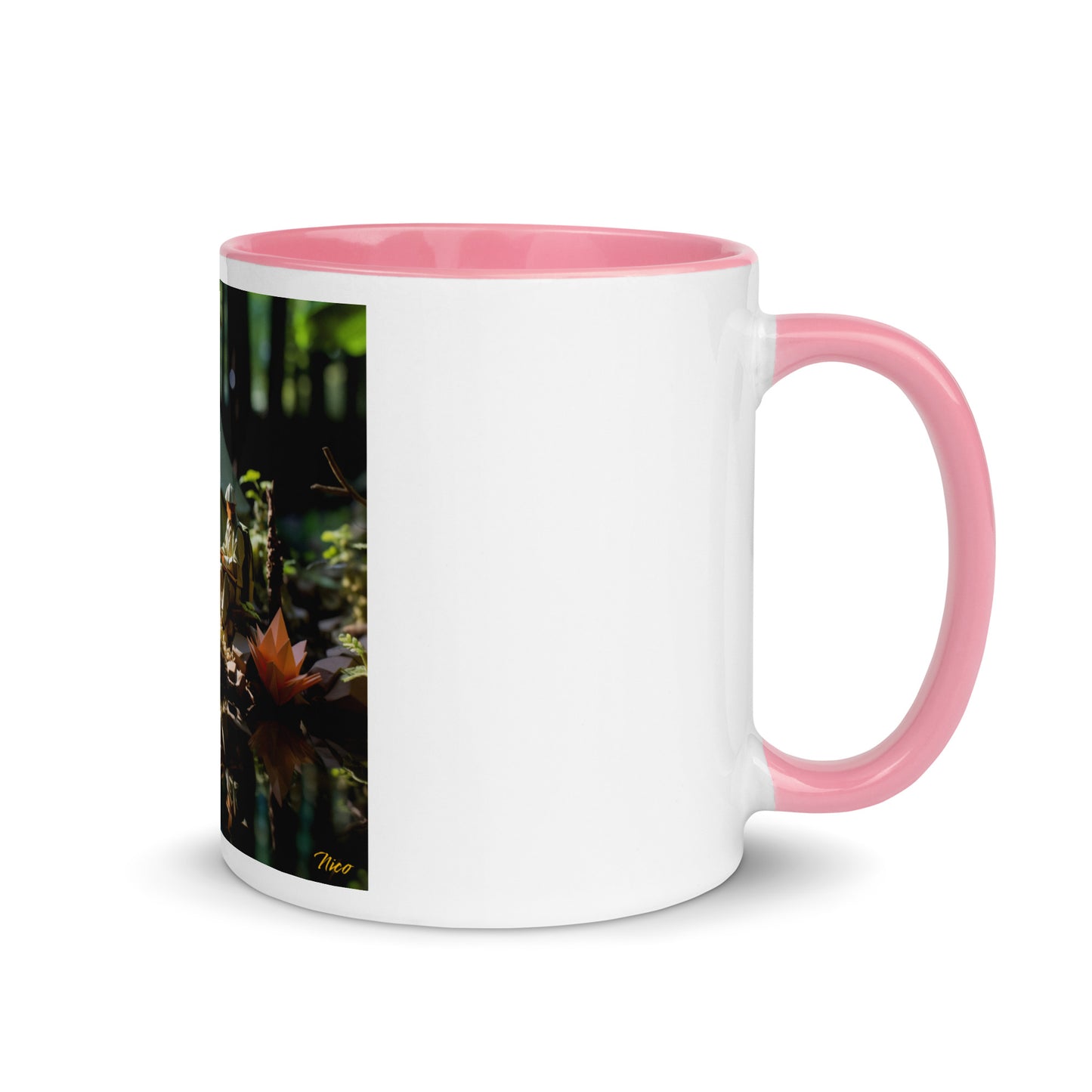 Relaxing By The Brook Series Print #7 - Mug with Color Inside