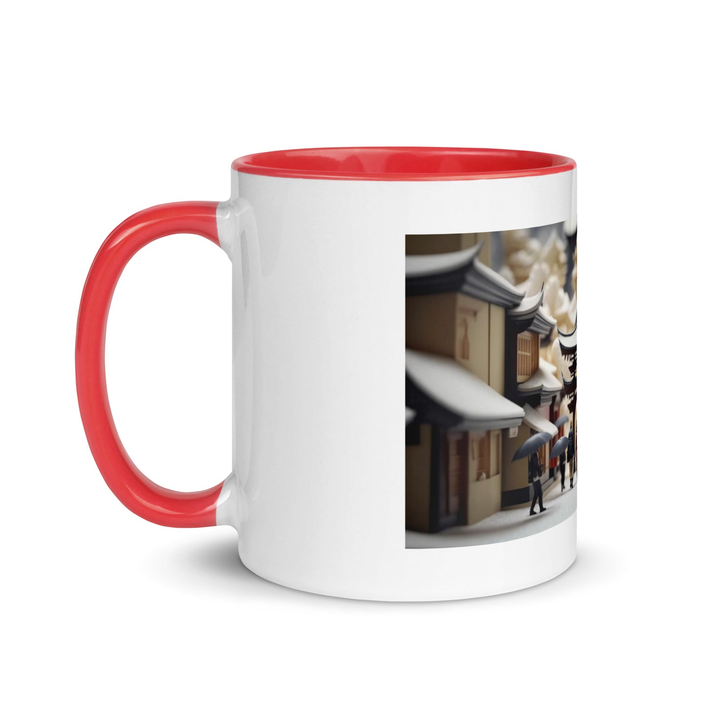 I Wish It Would Snow Series Print #8 - Mug with Color Inside