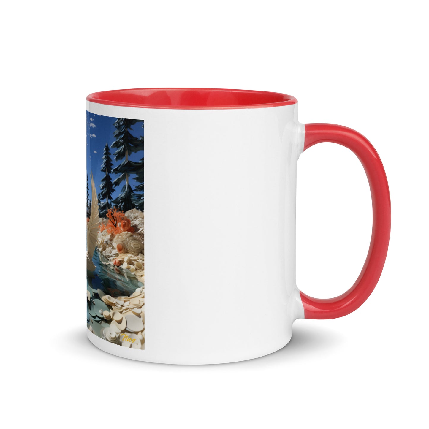 Atop The Mountain Lakeshore Series Print #1 - Mug with Color Inside