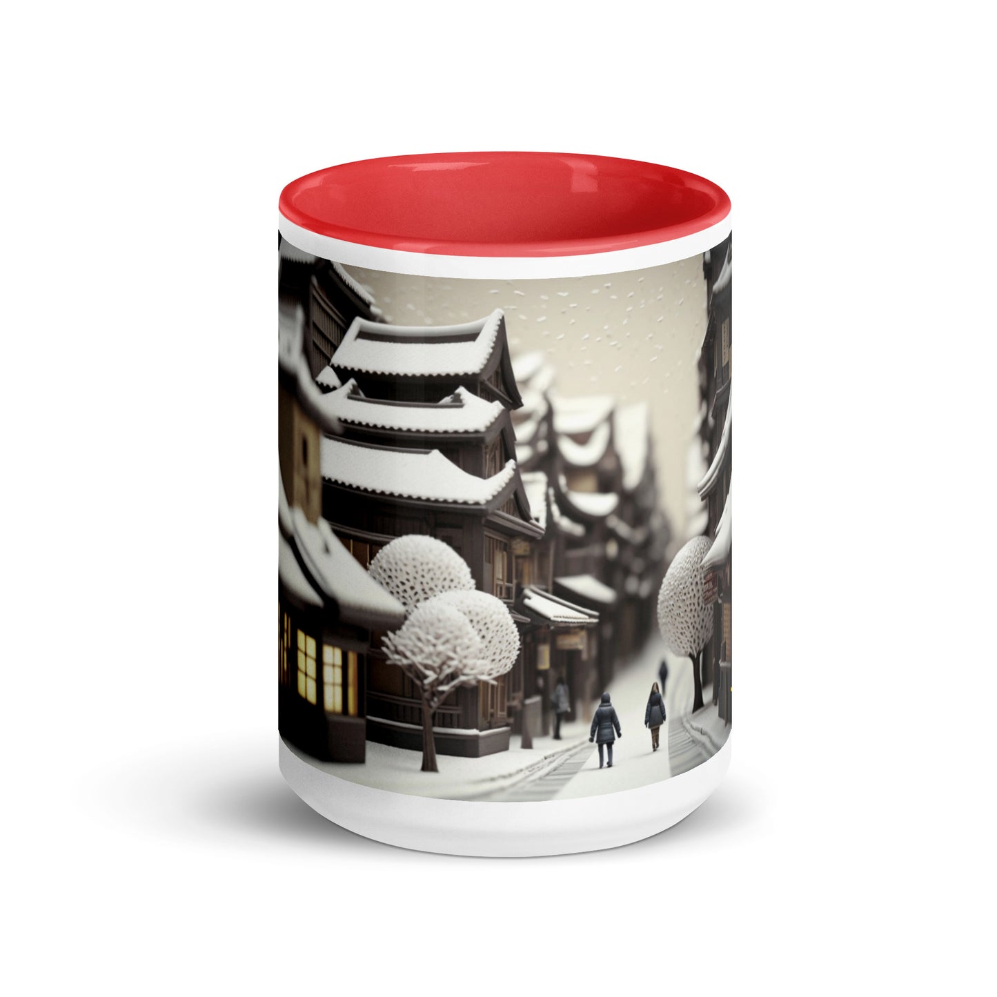 I Wish It Would Snow Series Print #7 - Mug with Color Inside