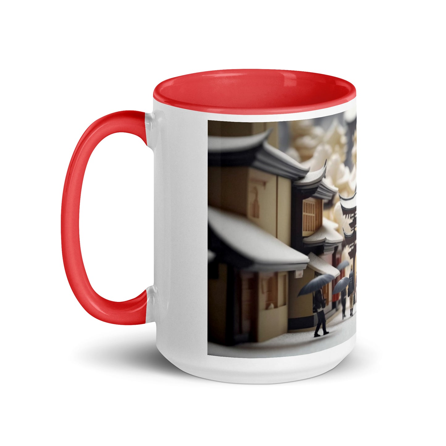 I Wish It Would Snow Series Print #8 - Mug with Color Inside