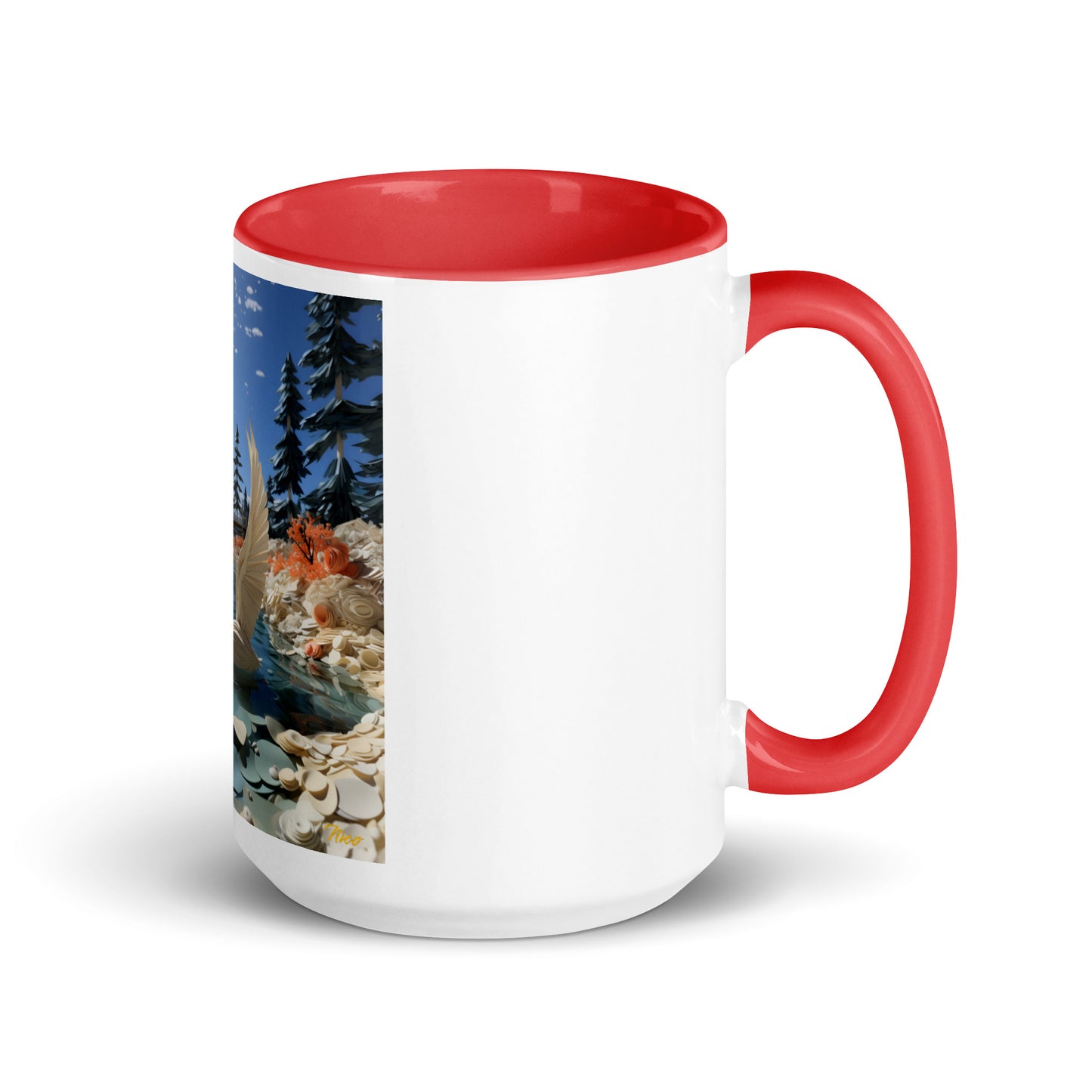 Atop The Mountain Lakeshore Series Print #1 - Mug with Color Inside