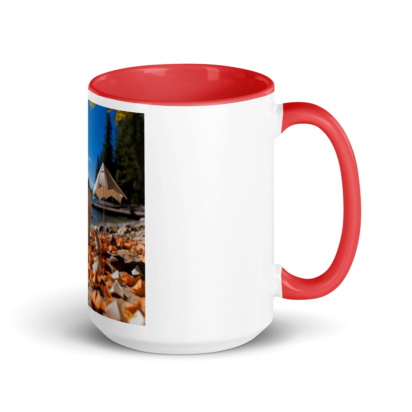 Atop The Mountain Lakeshore Series Print #5 - Mug with Color Inside